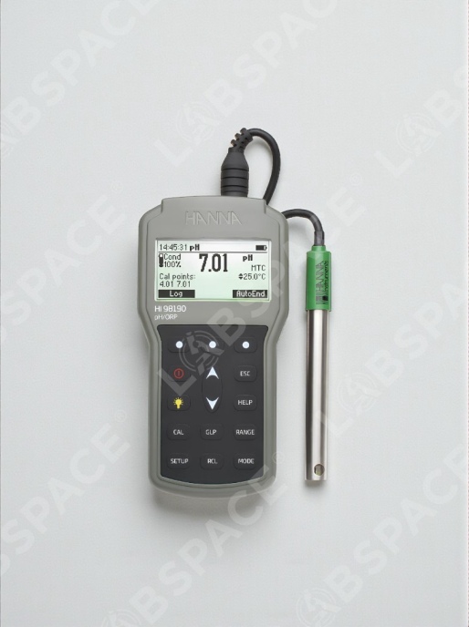 Влагозащищенный pH/ОВП/термометр (без электрода) HANNA Instruments HI98190-03