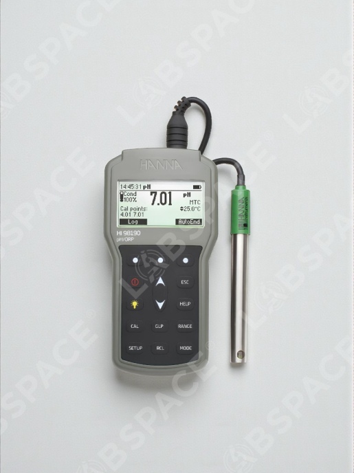 Влагозащищенный pH/ОВП/термометр (без электрода) HANNA Instruments HI98190-03