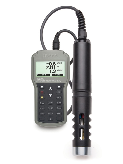 Портативный мультипараметровый измеритель рН/ОВП/проводимости HANNA Instruments HI98195
