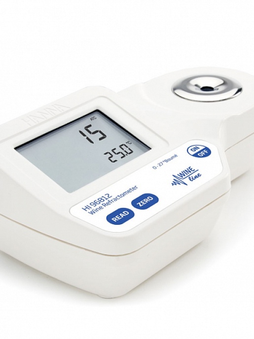 Цифровой рефрактометр для анализа сахара в вине, сусле и соке HANNA Instruments HI96812