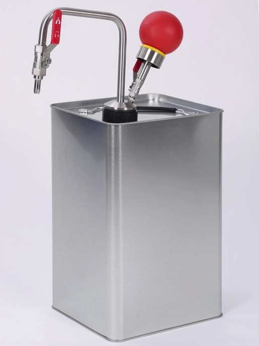 Насос для растворителей для запаянных фольгой канистр, ручной 5603-2000