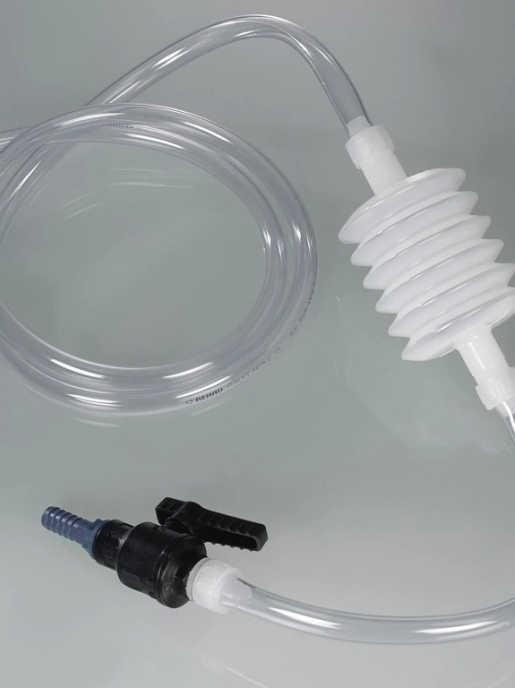 Сифон с шаровым краном