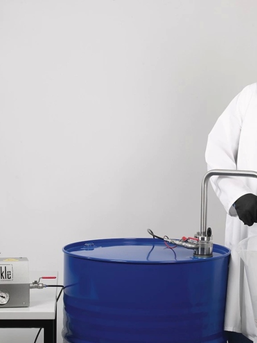 Система для отбора растворителей - сливная жесткая трубка