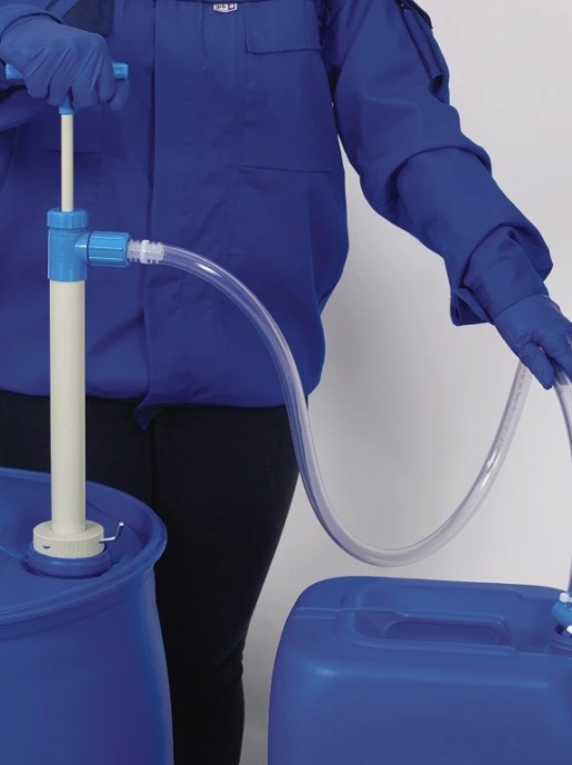 Насос для бочек, ПП, сливная гибкая трубка и кран