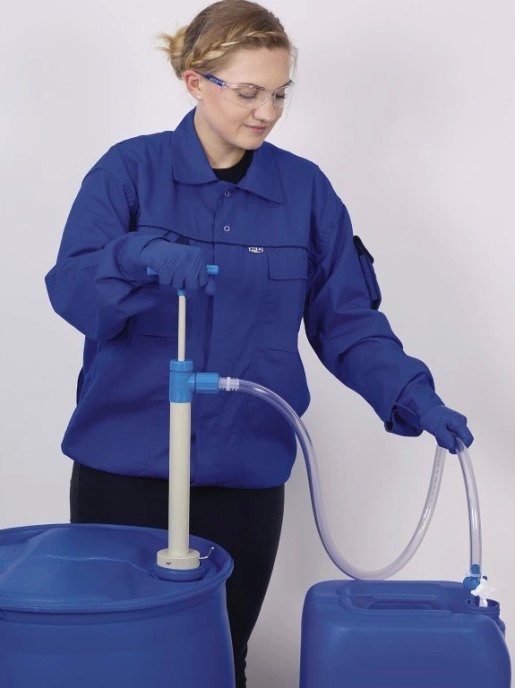 Насос для бочек, ПП, сливная гибкая трубка и кран