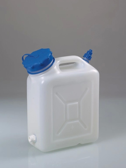 Канистры с широким горлышком, с резьбовым соединением или без него