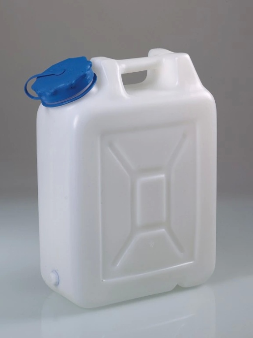 Канистры с широким горлышком, с резьбовым соединением или без него