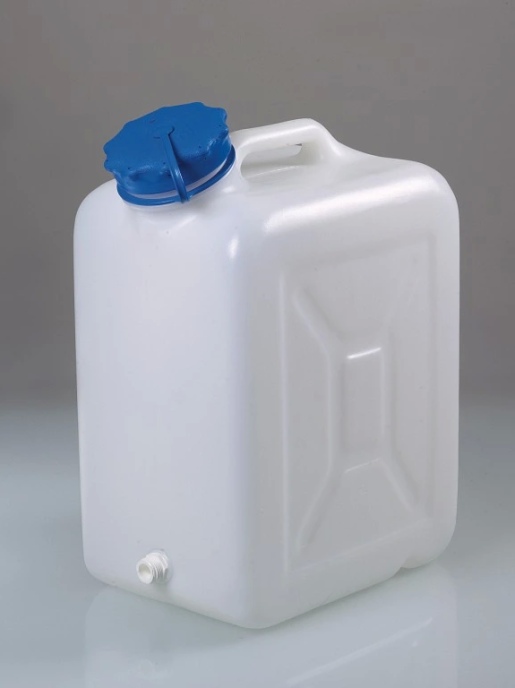Канистры с широким горлышком, с резьбовым соединением или без него
