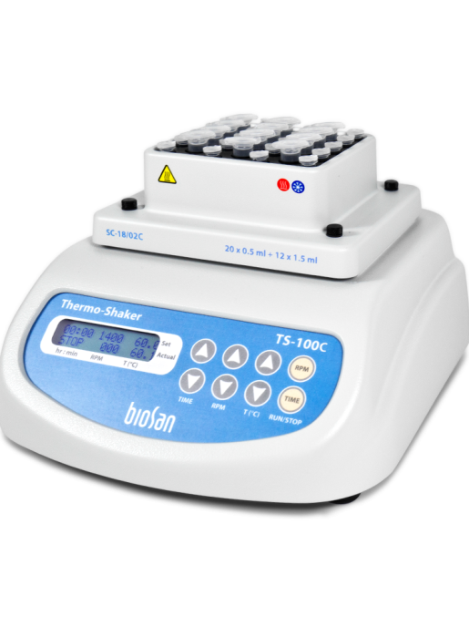 Термошейкер с охлаждением для микропробирок и ПЦР планшетов Biosan TS-100C