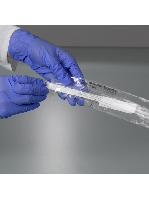 Шпатель для образцов белый, одноразовый, стерильный