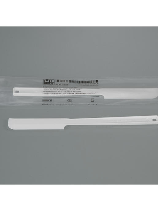 Шпатель для образцов белый, одноразовый, стерильный