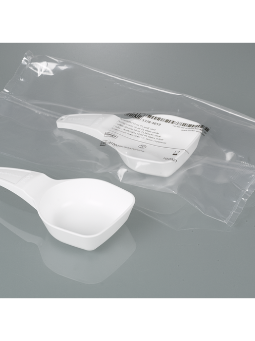 Одноразовая дозировочная ложка, белая, стерильная