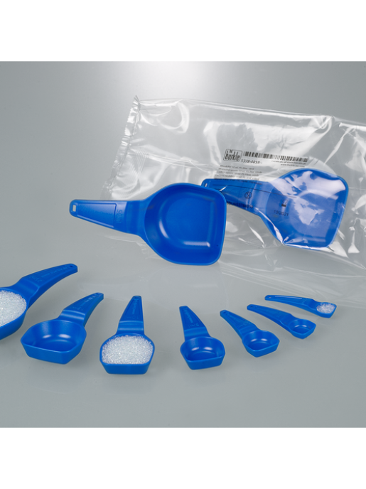 Мерная ложка, синяя, стерильный