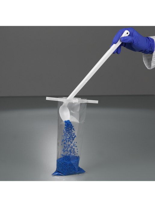 Пробная ложка изогнутая, с длинной ручкой, одноразовая