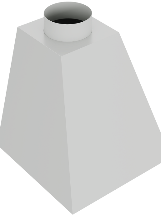 Зонт вытяжной пристенный GRAULAB ВЗП-500