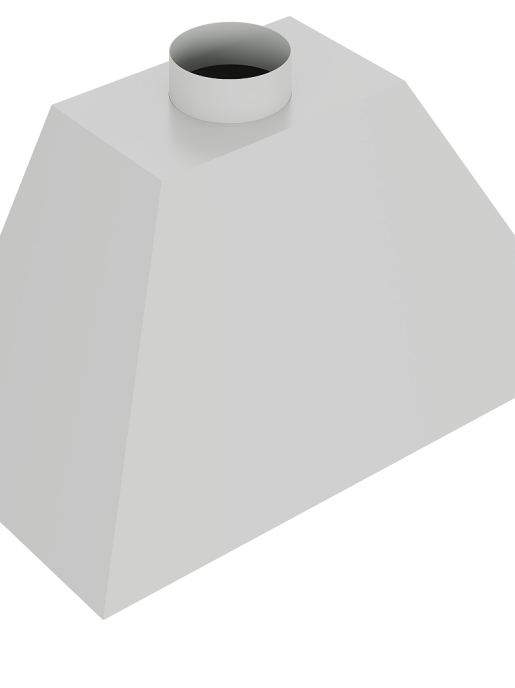 Зонт вытяжной пристенный GRAULAB ВЗП-1000