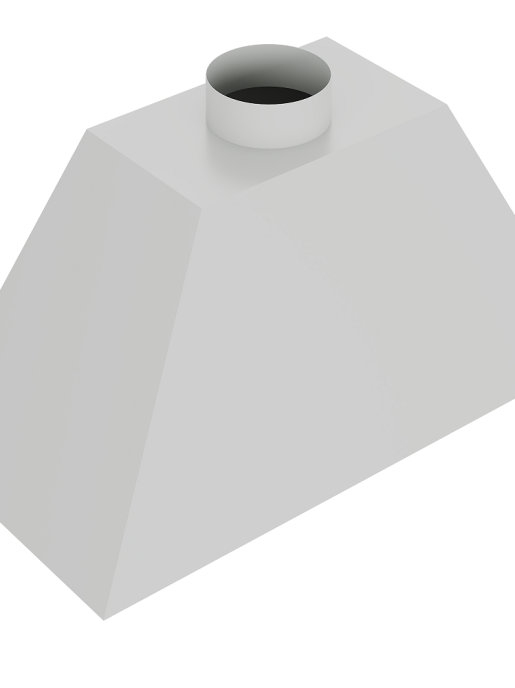 Зонт вытяжной островной GRAULAB ВЗО-500