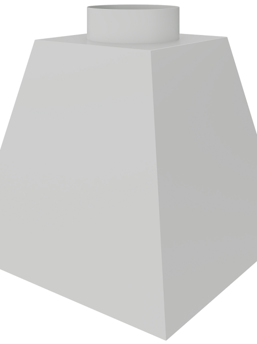 Зонт вытяжной островной GRAULAB ВЗО-1000