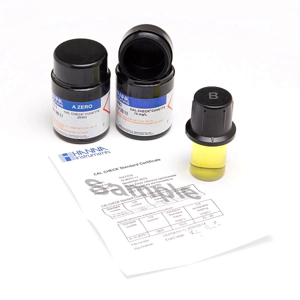 Калибровочный стандарт CAL CHECK для HI96715 HANNA Instruments HI96715-11 Калибровочный стандарт CAL CHECK для HI96715 HANNA Instruments HI96715-11