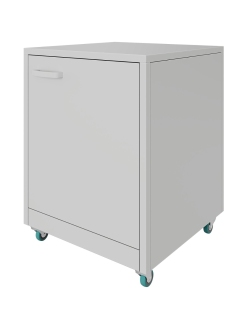 Тумба подкатная металлическая с дверкой