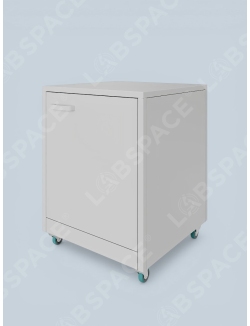 Тумба подкатная металлическая с дверкой