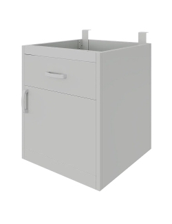 Тумба навесная металлическая комбинированная