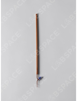 Бюретка стеклянная HIRSCHMANN, класс AS, темное стекло, 0.1 мл