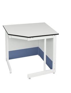 Стол угловой к низкому лабораторному столу ЛОИП ЛАБ-PRO СУ 90/65.90/65.75 TR