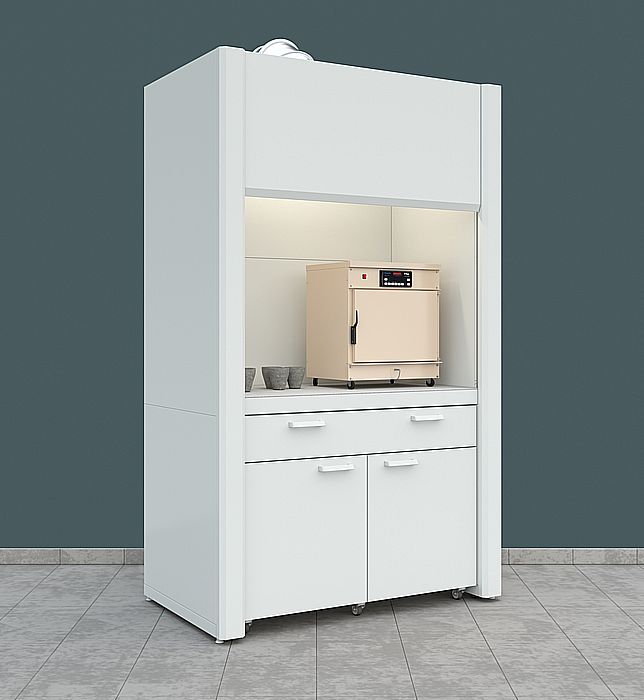 Шкаф вытяжной для муфельных печей Simple Pro ЛК-1200 ШВМ