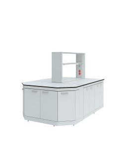 Стол торцевой Simple Pro ЛК-1500 СЛТ (корпус - ЛДСП)