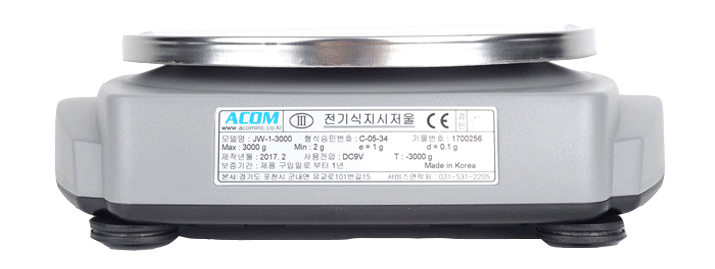 Счетные весы Acom JW-1C-500 RS-232