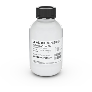 Раствор для ионоселективных электродов METTLER TOLEDO ISE standard Pb 1000 mg/L, 500mL