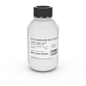 Раствор для ионоселективных электродов METTLER TOLEDO ISE standard K 1000 mg/L, 500mL