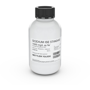 Раствор для ионоселективных электродов METTLER TOLEDO ISE standard Na 1000 mg/L, 500mL