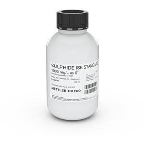 Раствор для ионоселективных электродов METTLER TOLEDO ISE standard S 1000 mg/L, 500mL