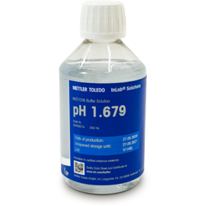 Буферный раствор pH METTLER TOLEDO NIST/DIN buffer pH 1.679, 250mL