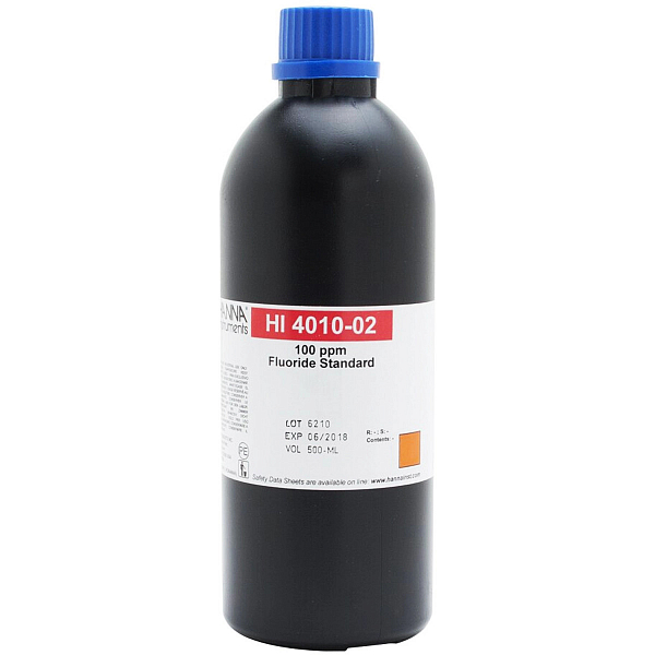 Стандартный растворов фторид-ионов 100 мг/л HANNA Instruments HI4010-02