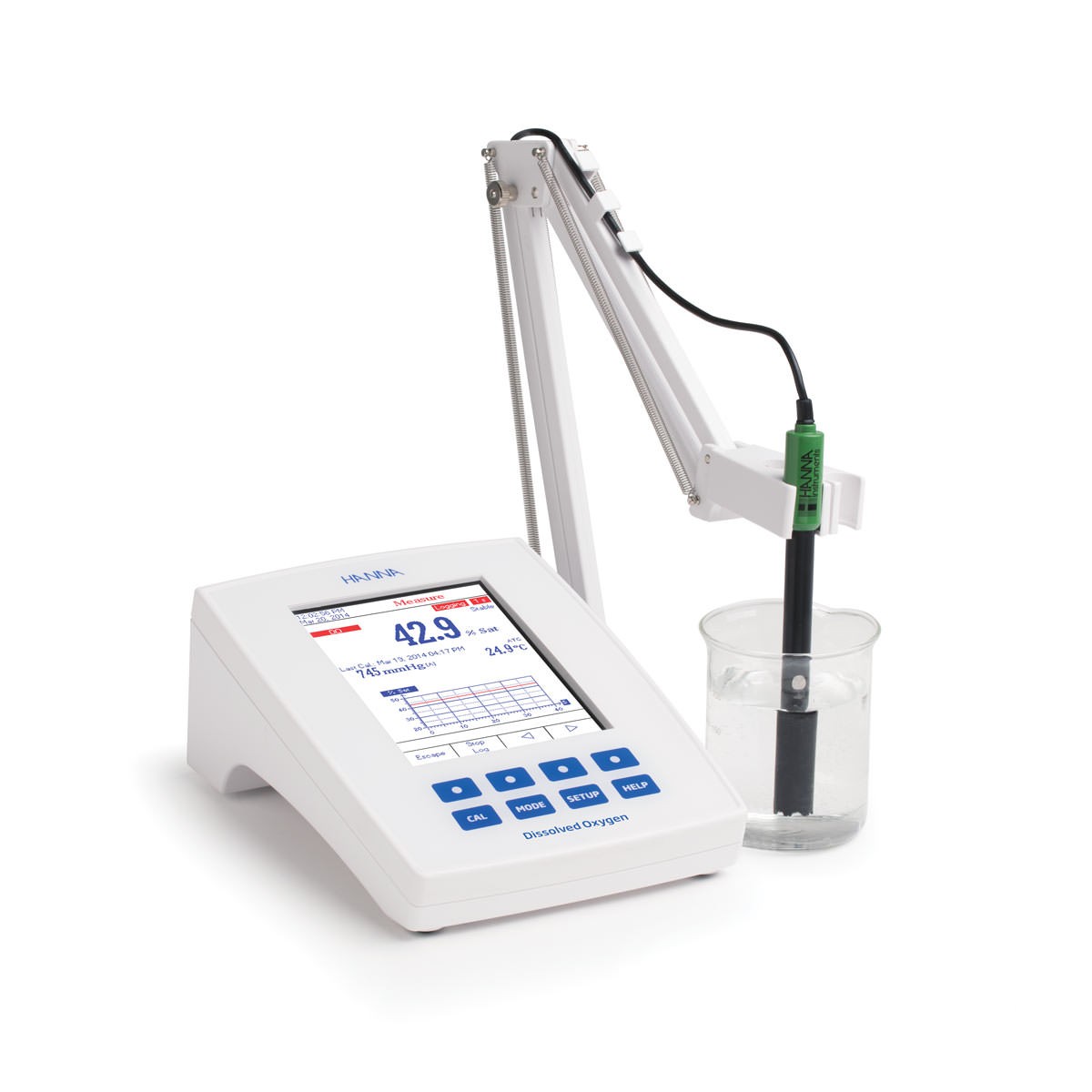 Измеритель БПК и растворенного кислорода с цветным ЖК-дисплеем, HANNA Instruments, 230V