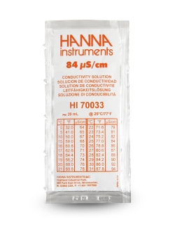 Раствор для калибровки 84 мкСм/см, HANNA Instruments, 25х20 мл