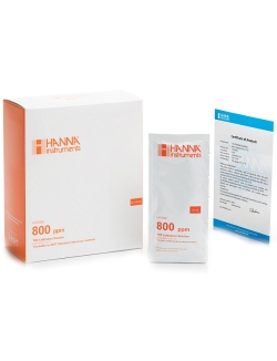 Раствор для калибровки 800 мг/л, HANNA Instruments, 25х20 мл c сертификатом