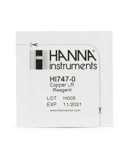 Реагенты на медь, HANNA Instruments, 0-999 мкг/л, 25 тестов