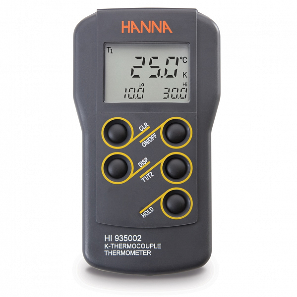 Двухканальный термометр (без датчиков), HANNA Instruments,