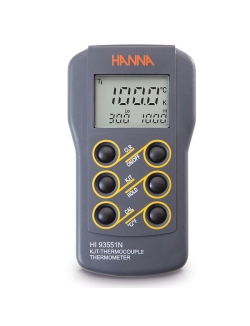 Водонепроницаемый термопарный термометр K, J, T-типа, HANNA Instruments
