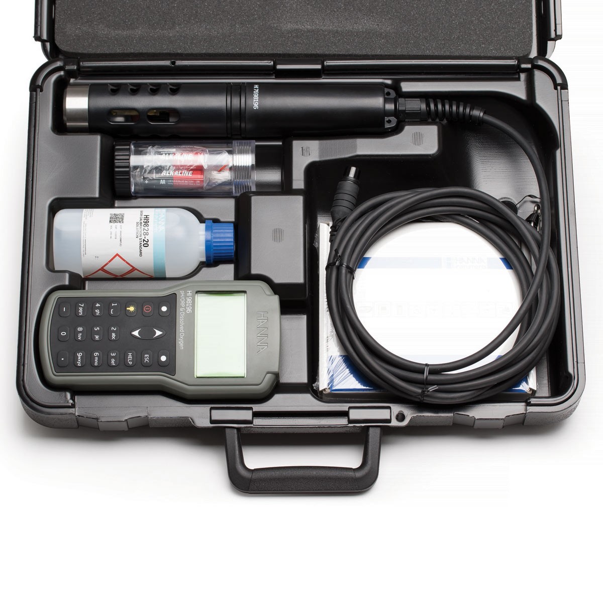 Портативный мультипараметровый измеритель рН/ОВП/кислорода, HANNA Instruments