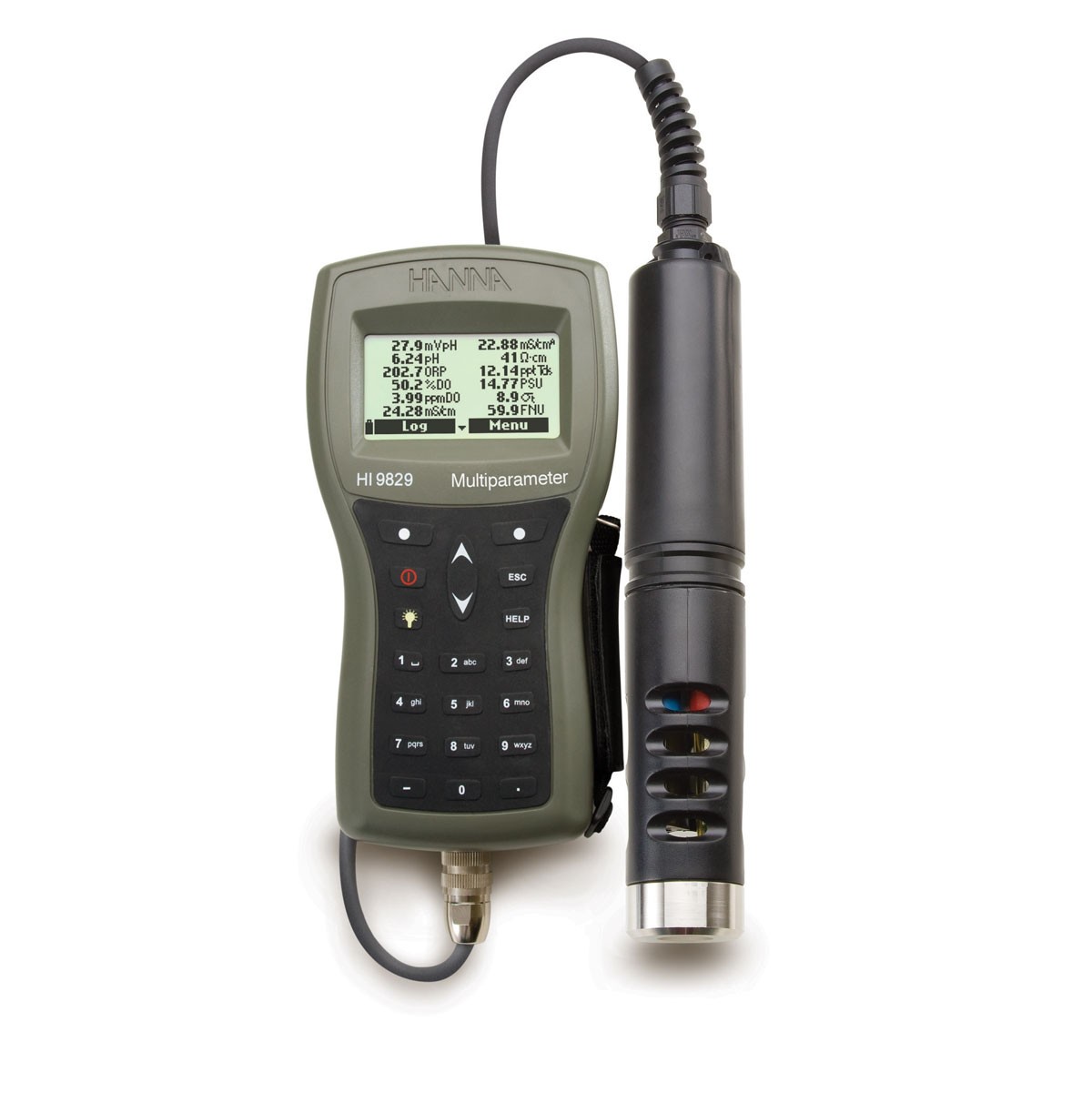 Портативный многопараметровый анализатор воды, HANNA Instruments, HI9829-01042