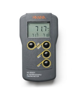 Портативный термометр с термопарой K-типа, HANNA Instruments, разрешение 0.1С