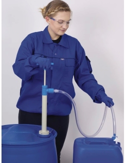 Насос для бочек, ПП, сливная гибкая трубка и кран 50.200.60