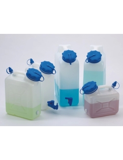 Канистры с широким горлышком, с резьбовым соединением 10 л