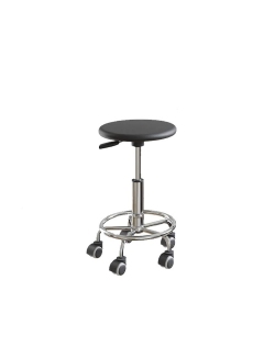 Табурет с полиуретановым сидением и опорным кольцом GRAULAB