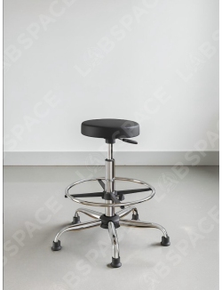 Табурет с сидением из кожзаменителя GRAULAB